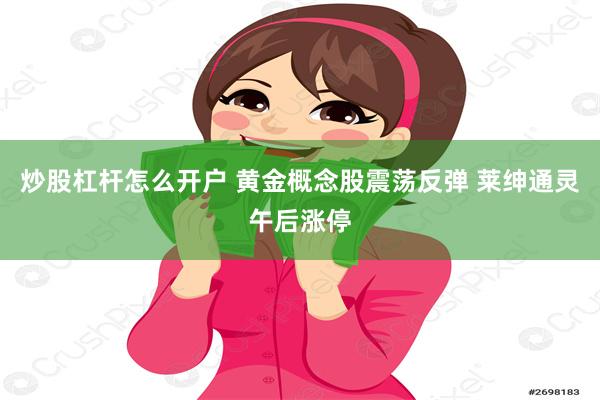 炒股杠杆怎么开户 黄金概念股震荡反弹 莱绅通灵午后涨停